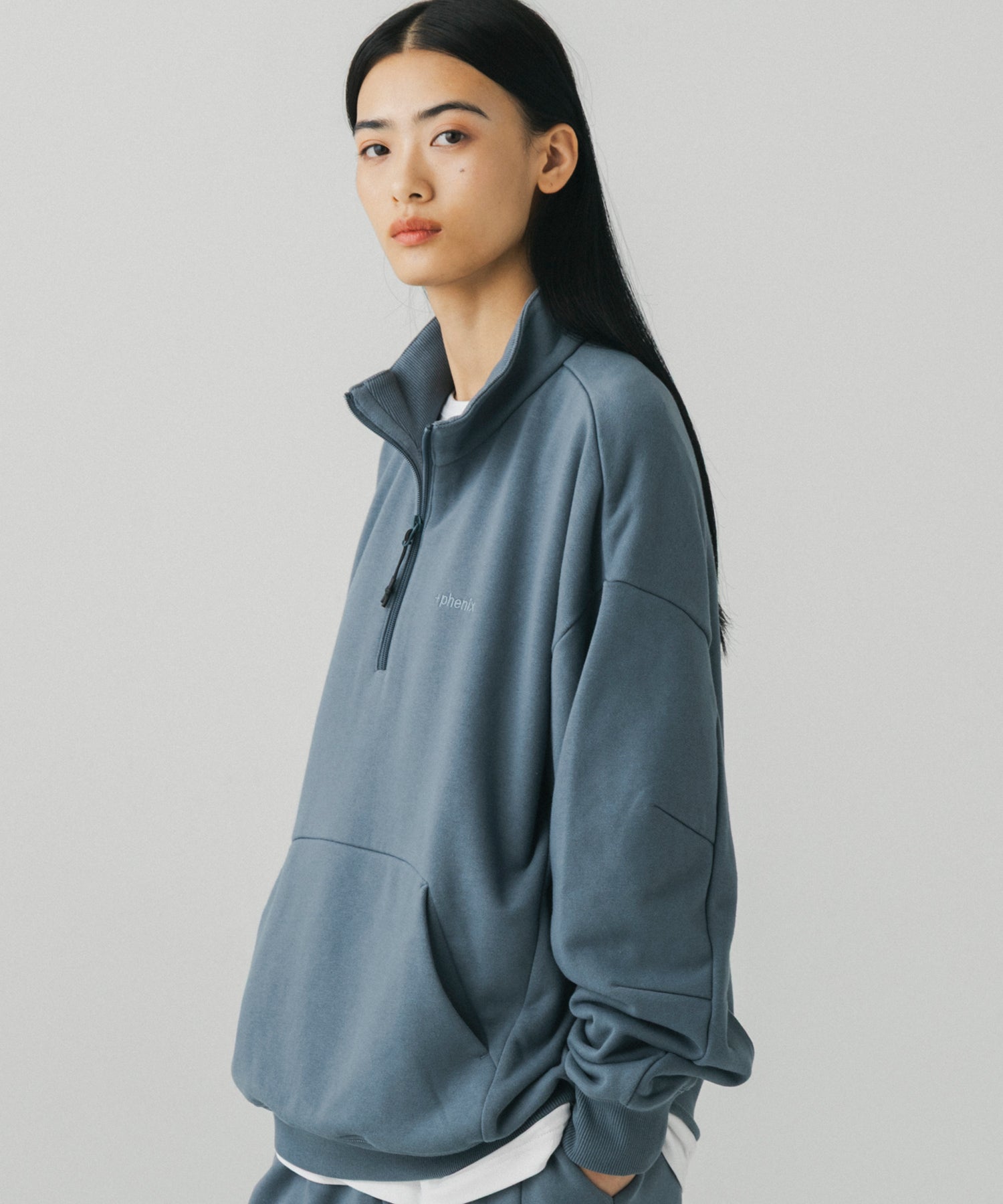 CVC HALF-ZIP SWEATSHIRT / CVC ハーフジップスウェットシャツ