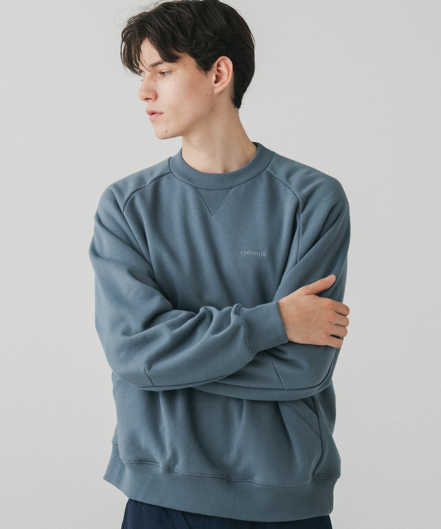 CVC CREW NECK SWEATSHIRT / CVC クルーネック スウェットシャツ
