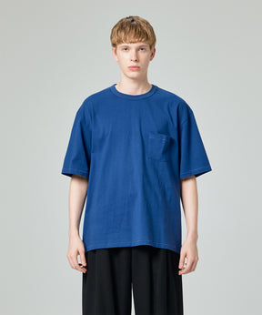 DISTORTED SLOGAN POCKET TEE