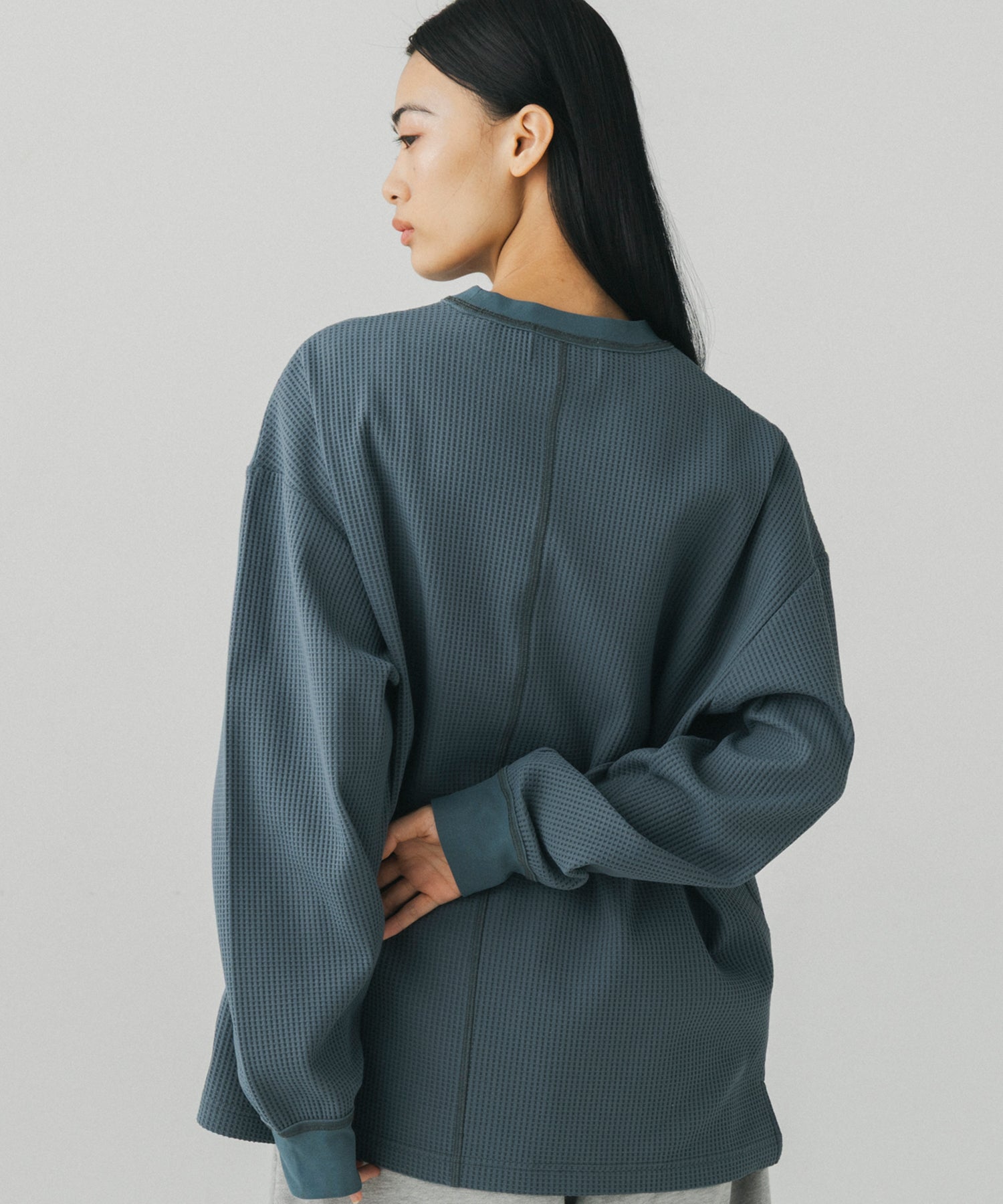 WAFFLE POCKET LONG SLEEVE TEE / ワッフルポケット ロングスリーブTシャツ