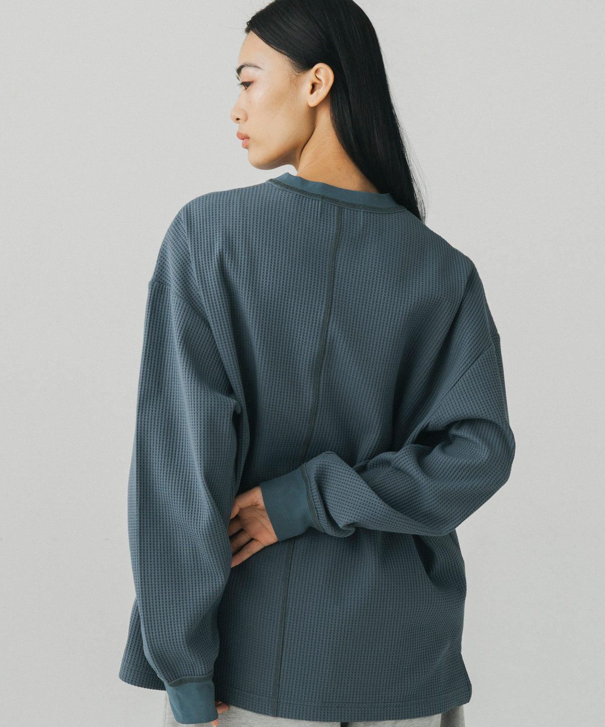 WAFFLE POCKET LONG SLEEVE TEE / ワッフルポケット ロングスリーブTシャツ