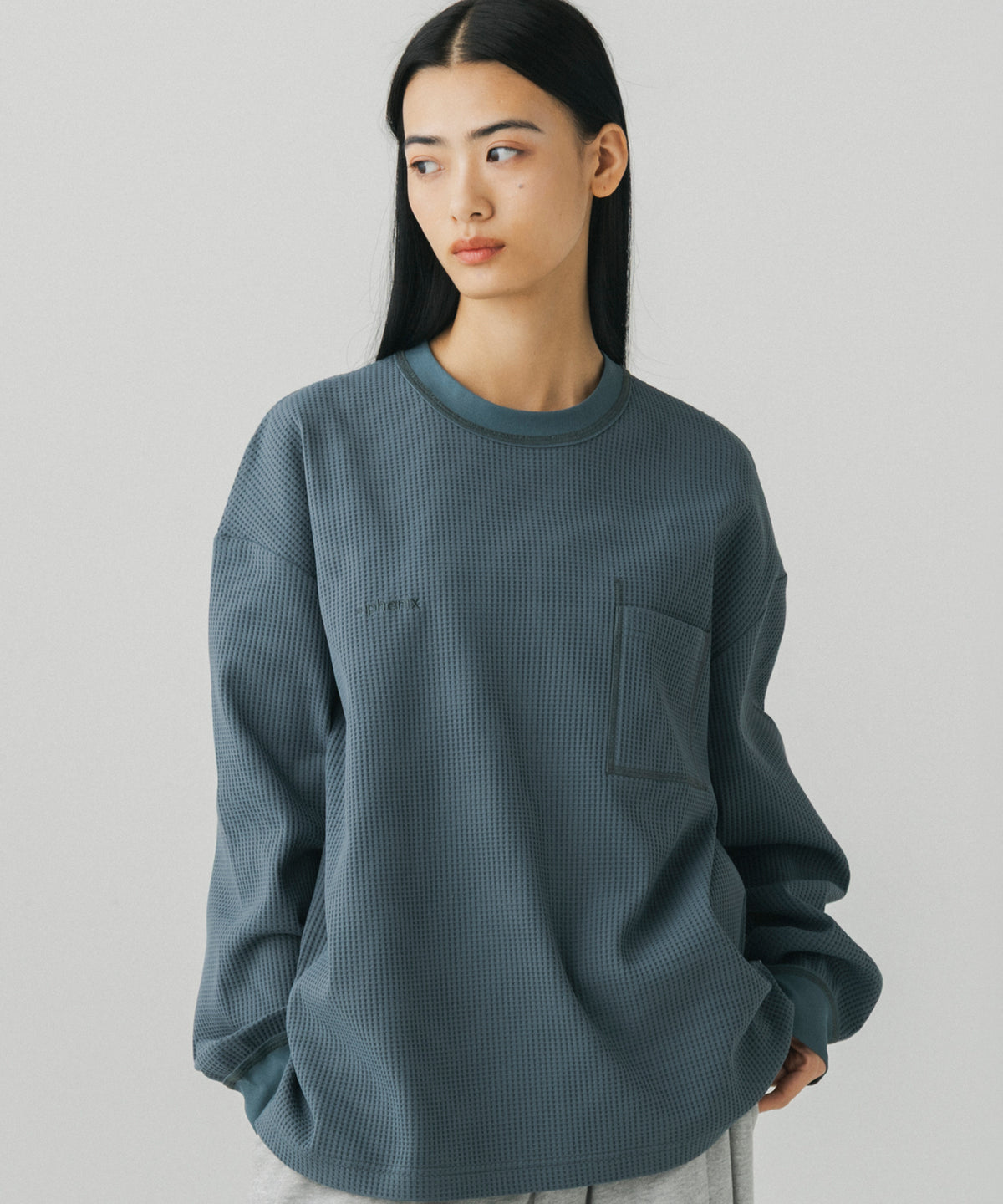 WAFFLE POCKET LONG SLEEVE TEE / ワッフルポケット ロングスリーブTシャツ