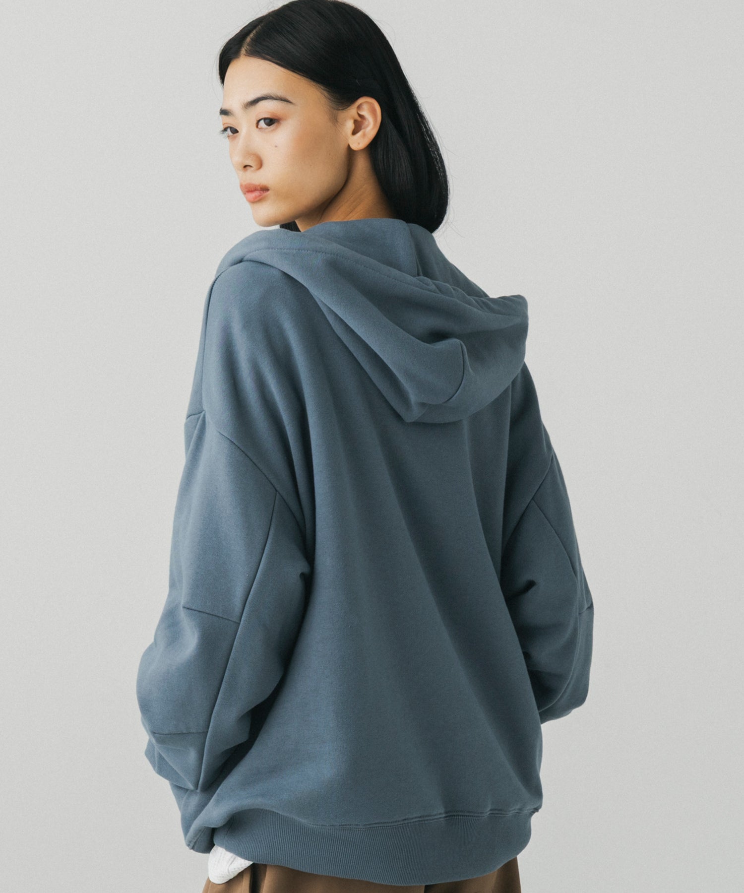 CVC HALF-ZIP SWEAT HOODIE / CVC ハーフジップ スウェットフーディー