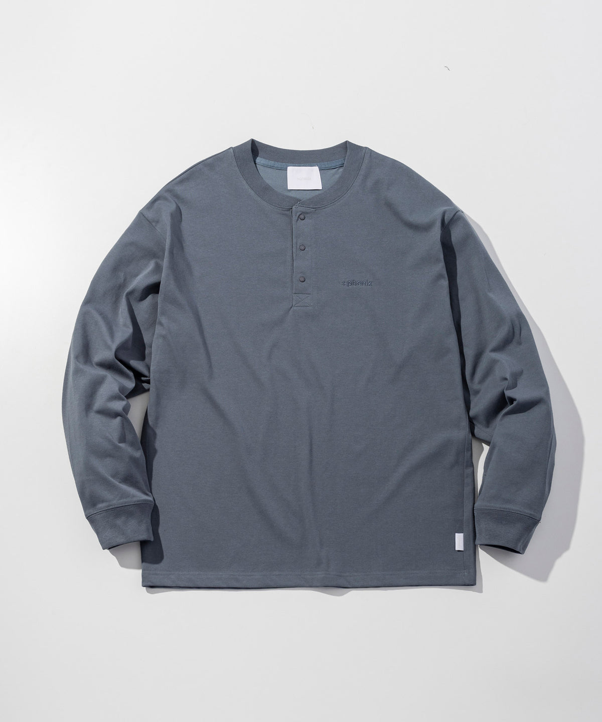 HENLEY NECK SNAP LONG SLEEVE TEE / ヘンリーネック スナップボタン ロングスリーブTシャツ