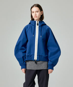 AERO STILL BALLOON SLEEVE SHORT HOODIE