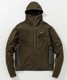 【MENS】POWER STRETCH ZIP UP HOODY パワーストレッチ ジップアップ フーディー / POLARTEC ポーラテック / +phenix(プラスフェニックス)