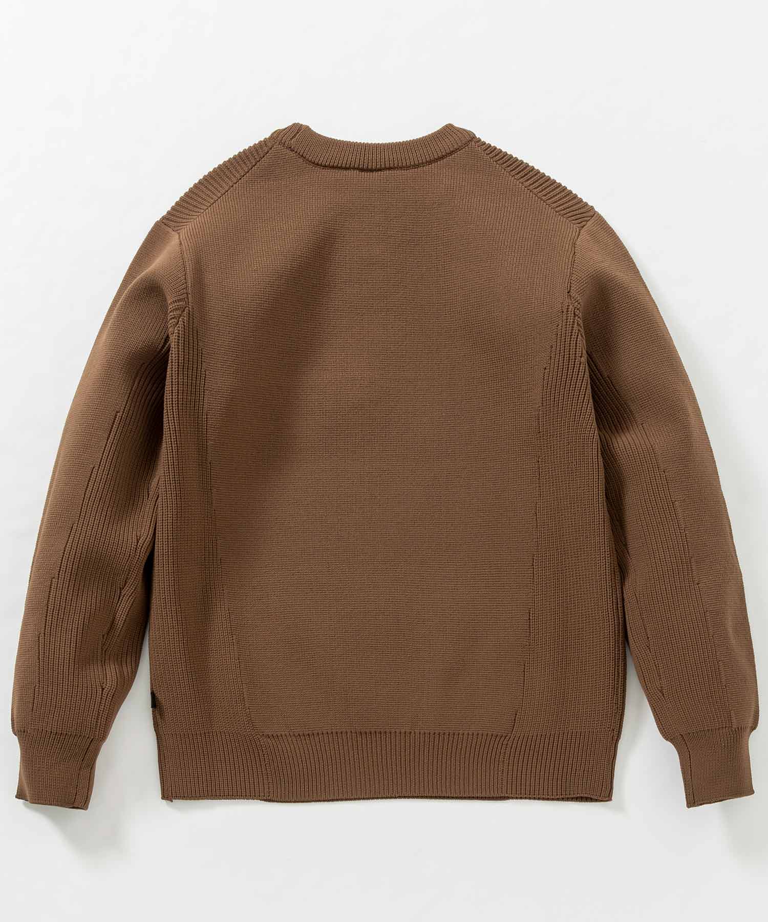 【MENS】HYBRID KNITTED LONG SLEEVE PULL OVER ハイブリッド ニット ロングスリーブ プルオーバー  +phenix(プラスフェニックス)　