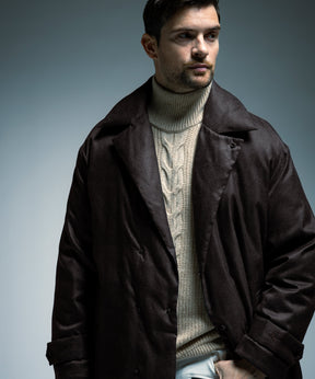 【10月中旬お届け予約商品】WOOL-LIKE LONG DOWN COAT ウールライク ロングダウンコート / WINDSTOPPER® PRODUCTS BY GORE-TEX LABS