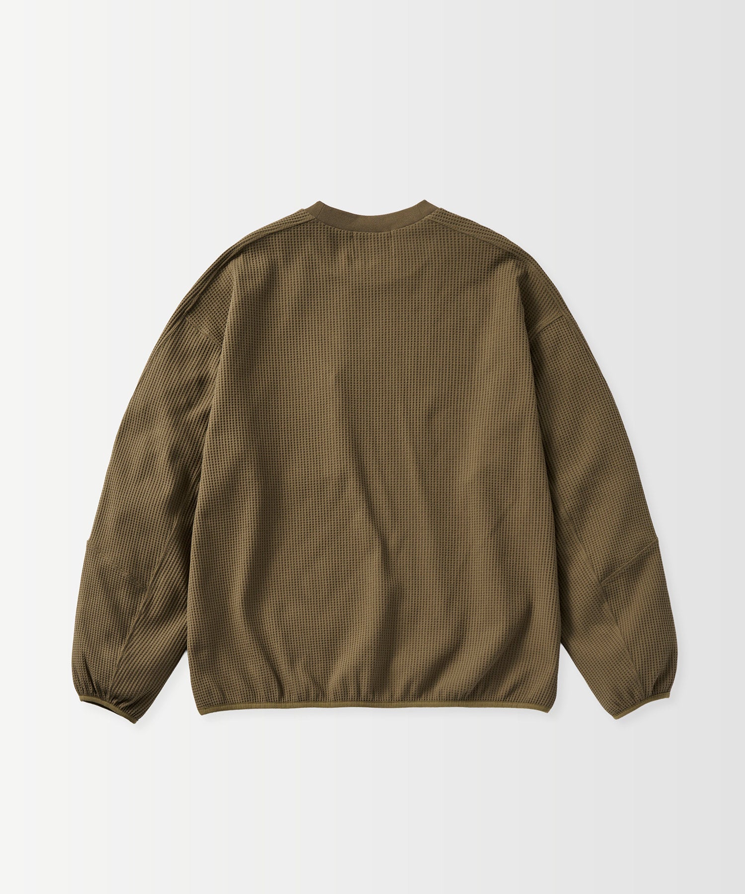 WAFFLE SCULPTED LONG SLEEVE TEE / ワッフルスカルプテッド ロングスリーブTシャツ