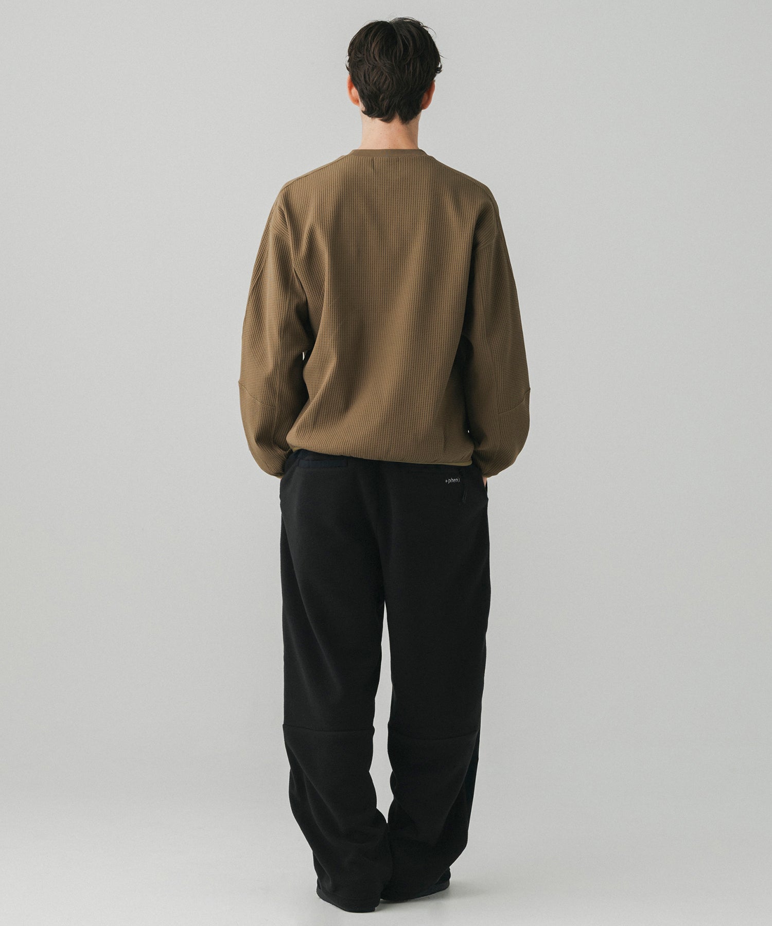 WAFFLE SCULPTED LONG SLEEVE TEE
