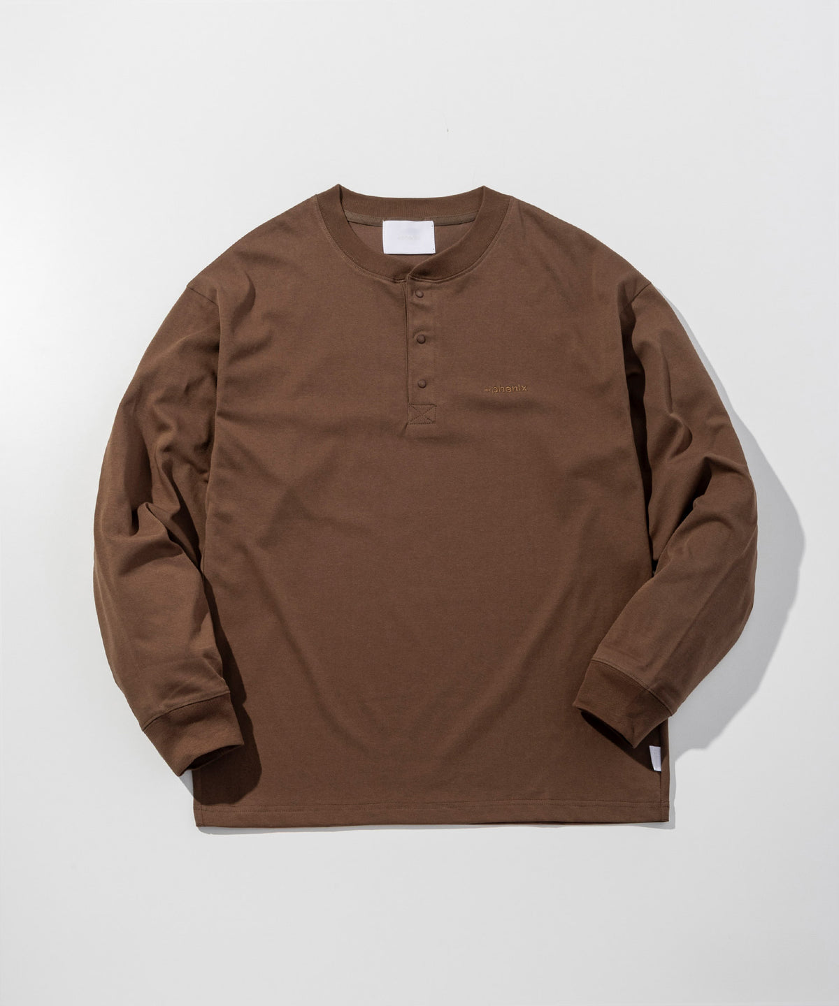 HENLEY NECK SNAP LONG SLEEVE TEE / ヘンリーネック スナップボタン ロングスリーブTシャツ