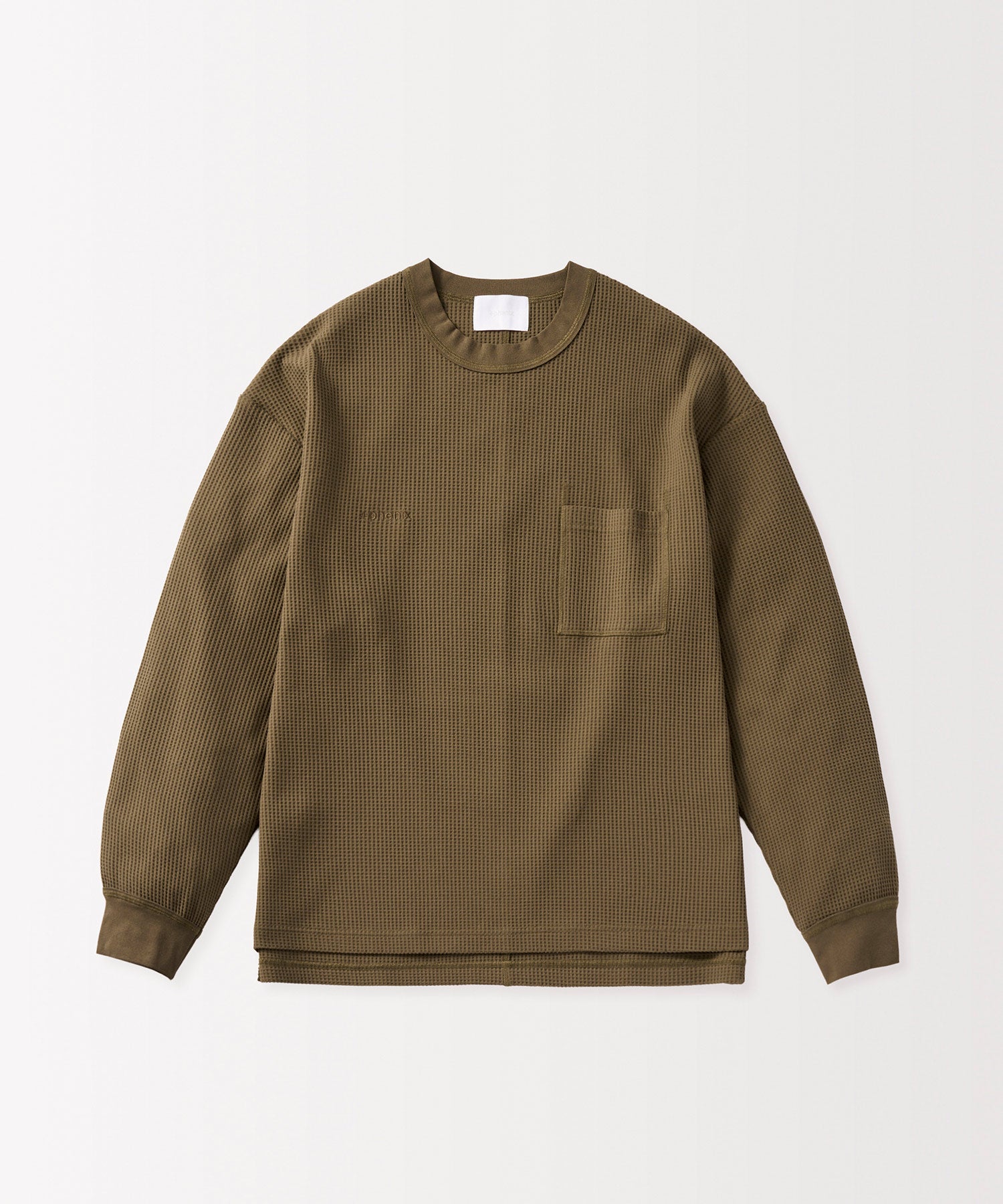 WAFFLE POCKET LONG SLEEVE TEE / ワッフルポケット ロングスリーブTシャツ