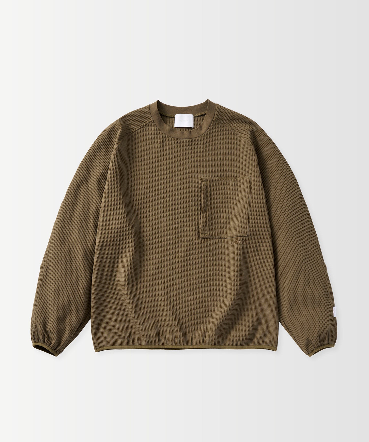 WAFFLE SCULPTED LONG SLEEVE TEE / ワッフルスカルプテッド ロングスリーブTシャツ
