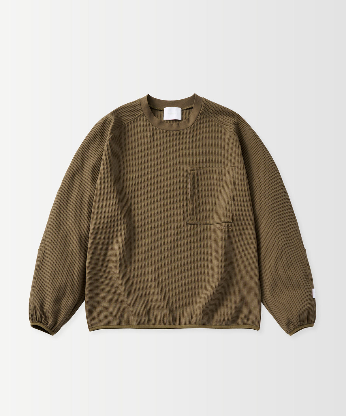 WAFFLE SCULPTED LONG SLEEVE TEE / ワッフルスカルプテッド ロングスリーブTシャツ