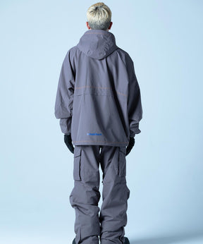 【MENS】スキーウェア・スノーボードウェア タウンウェア ナイロンジャケット RETRO STREET JACKET チャコールグレイ