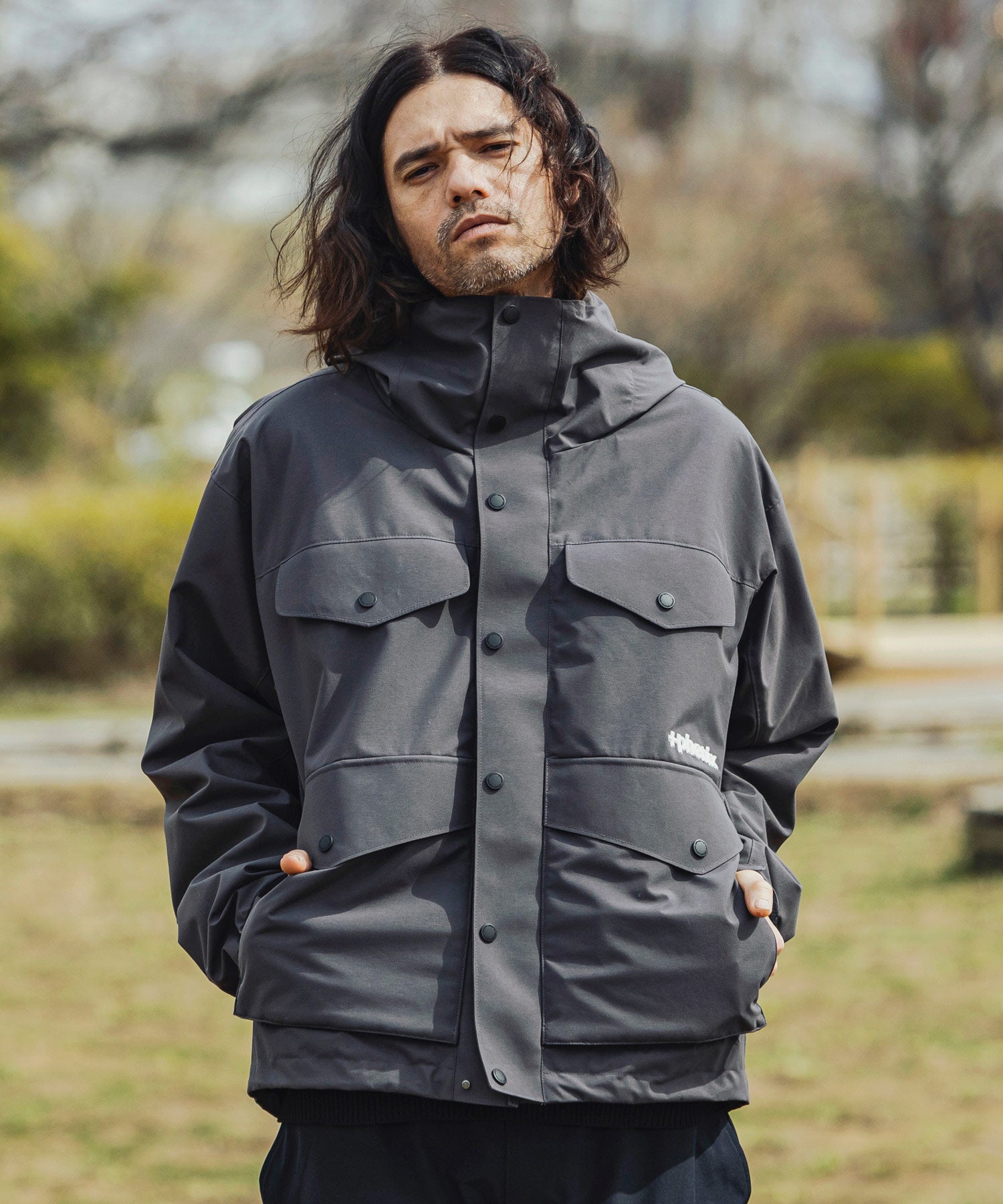 【11月上旬お届け予約商品】【MENS】MOUNTAIN HEAVY DUTY JACKET マウンテン ヘビーデューティー ジャケット ウィンドストッパー / WINDSTOPPER(R) プロダクト by GORE TEX LABS +phenix(プラスフェニックス)