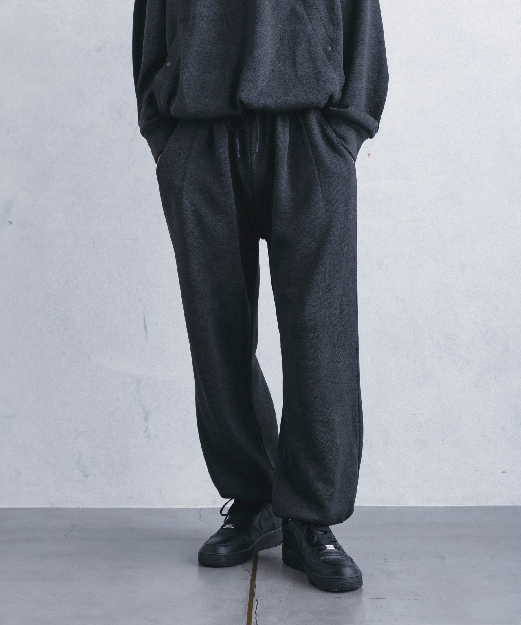 【1月中旬お届け予約商品】FLEECE WIDE PANTS フリースワイドパンツ