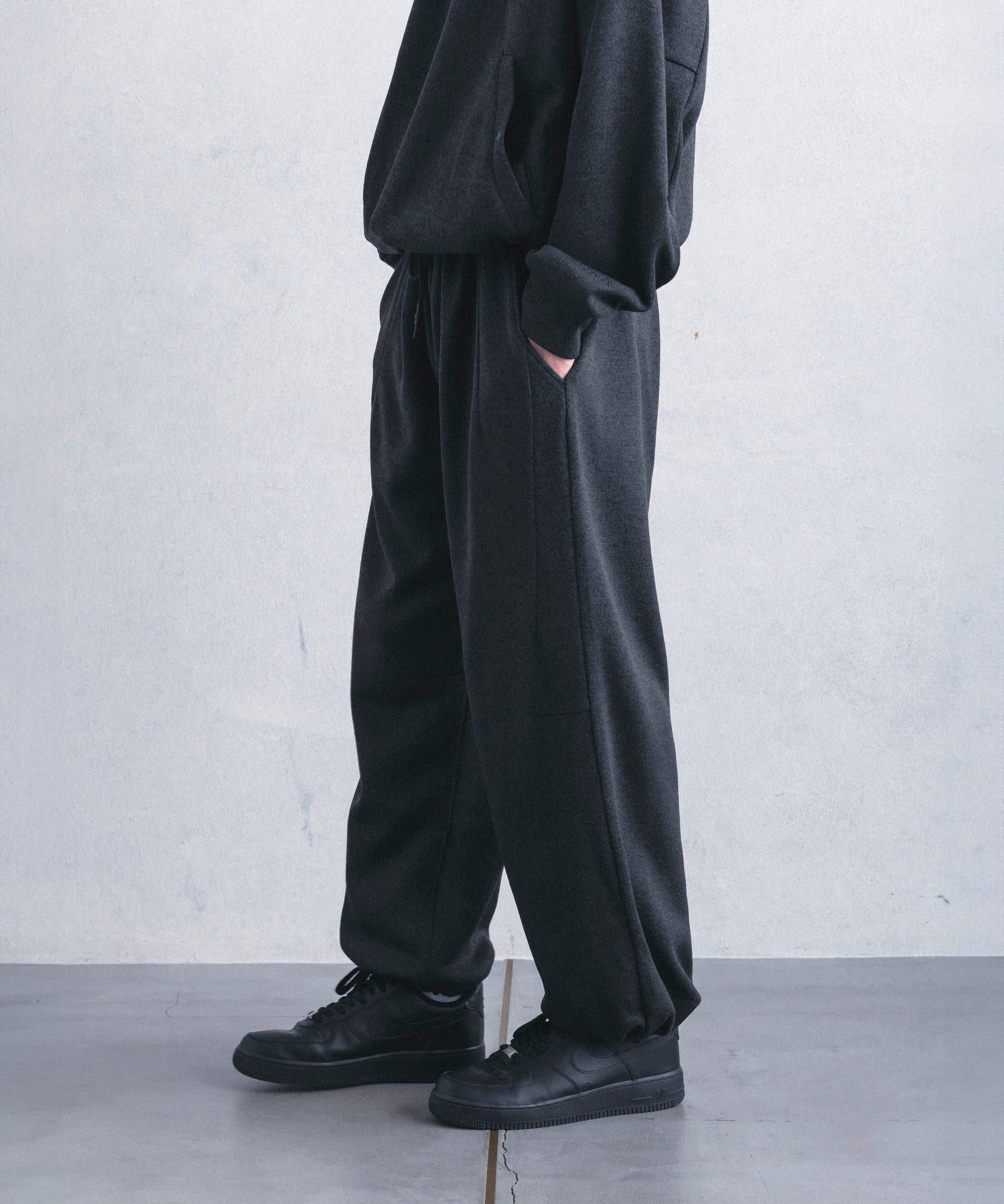 【1月中旬お届け予約商品】FLEECE WIDE PANTS フリースワイドパンツ