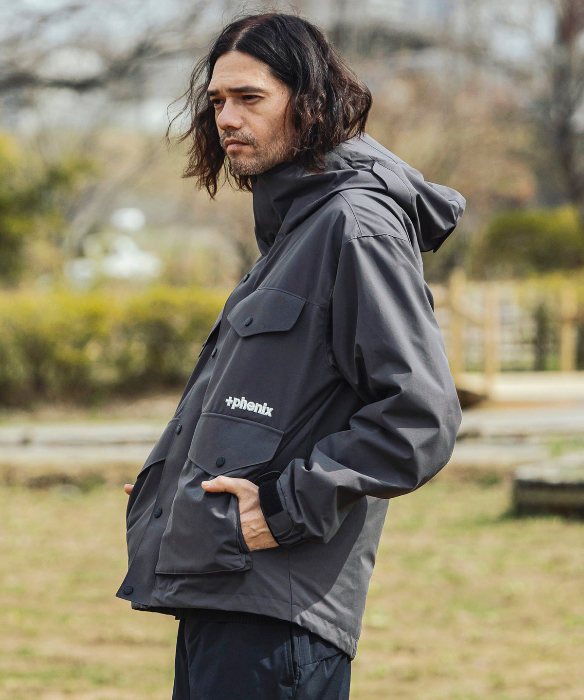 【11月下旬お届け予約商品】【MENS】MOUNTAIN HEAVY DUTY JACKET マウンテン ヘビーデューティー ジャケット ウィンドストッパー / WINDSTOPPER(R) プロダクト by GORE TEX LABS +phenix(プラスフェニックス)