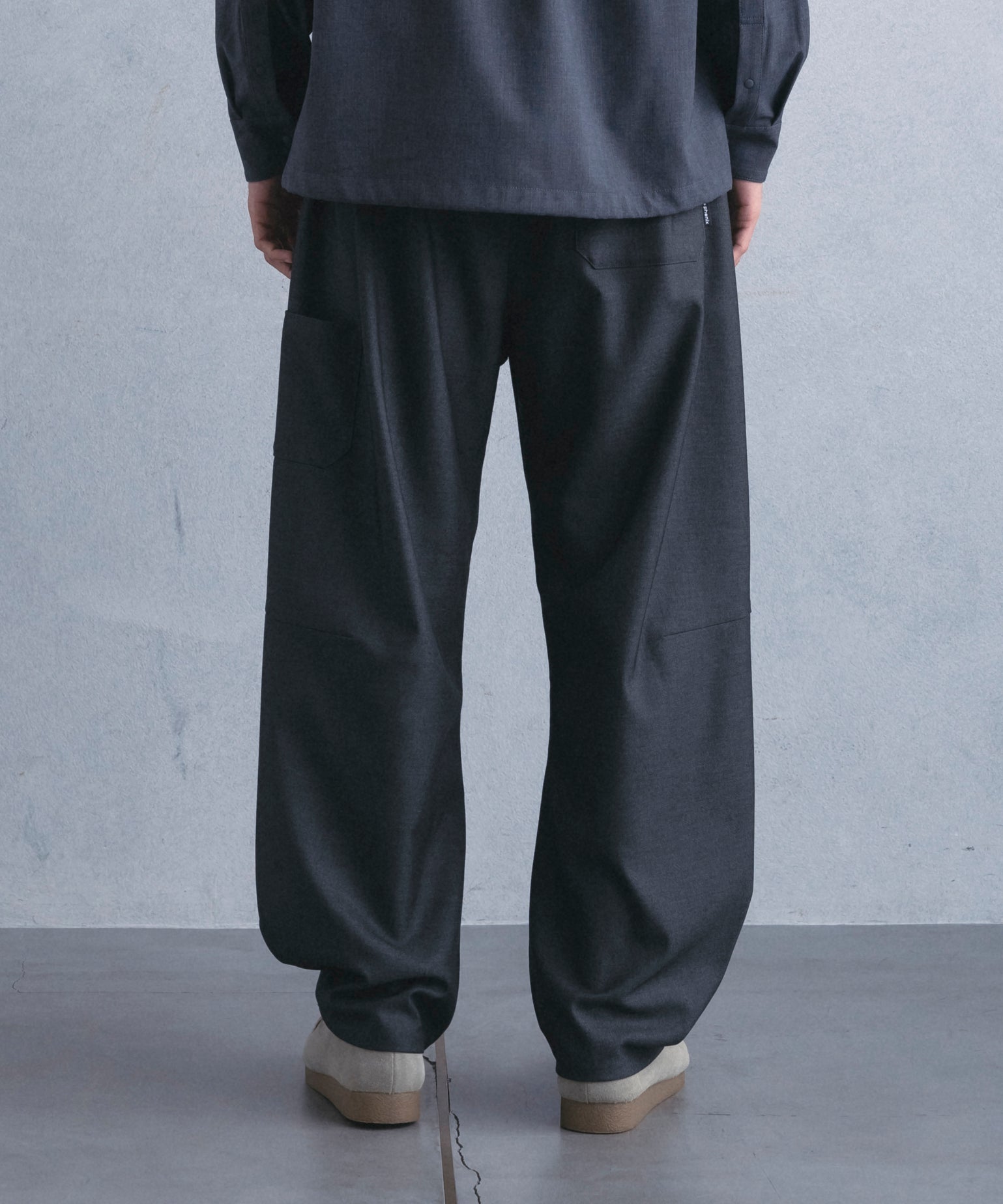 【1月中旬お届け予約商品】COCOON SILHOUETTE RELAXED PANTS コクーンシルエット リラックス パンツ