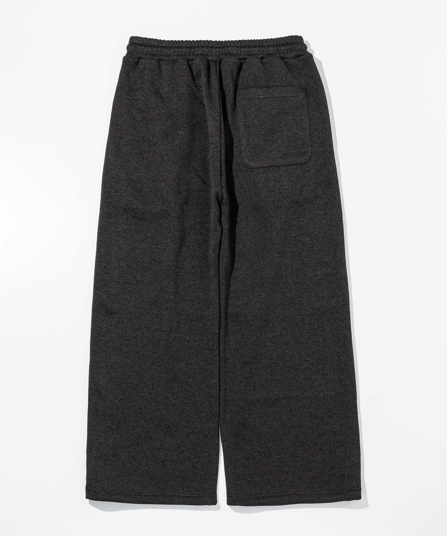 【1月中旬お届け予約商品】FLEECE WIDE PANTS フリースワイドパンツ