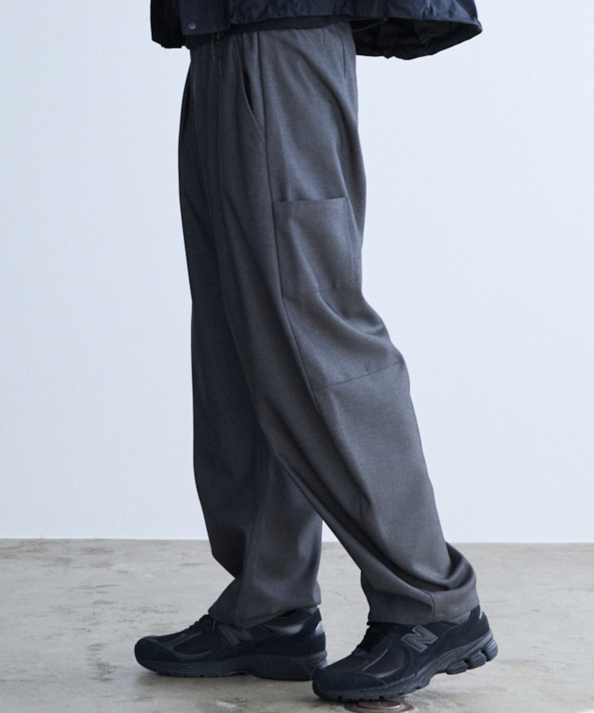 【1月上旬お届け予約商品】COCOON SILHOUETTE RELAXED PANTS コクーンシルエット リラックス パンツ