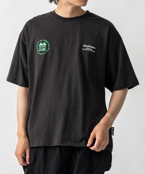 【MENS】ビッグシルエット バックプリント半袖Tシャツ /inhabitant(インハビタント)