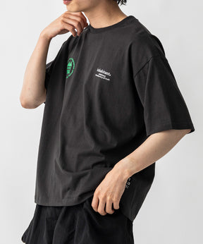 【MENS】ビッグシルエット バックプリント半袖Tシャツ /inhabitant(インハビタント)