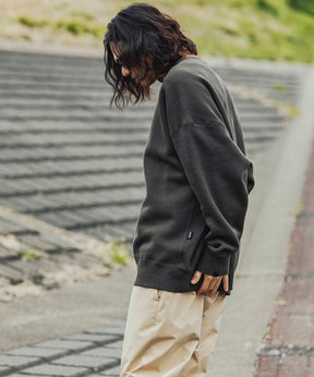 【MENS】FUNCTIONAL HEAVY WEIGHT CREW NECK SWEAT  ヘビーウェイト クルーネック スウェット 蓄熱保温 +phenix(プラスフェニックス)　