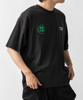 【MENS】ビッグシルエット バックプリント半袖Tシャツ /inhabitant(インハビタント)