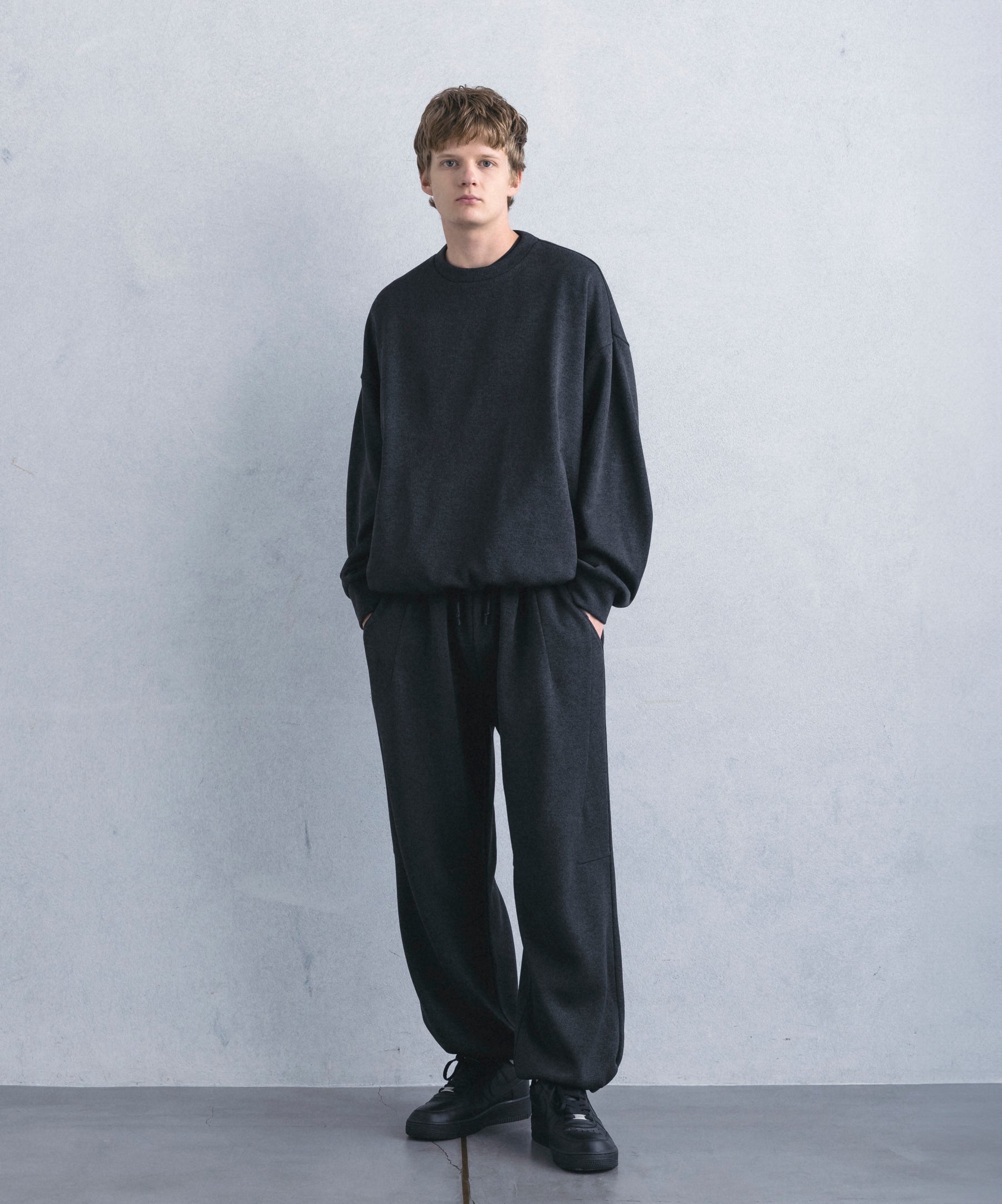 【1月中旬お届け予約商品】CREW NECK FLEECE SHIRT クルーネック フリースシャツ