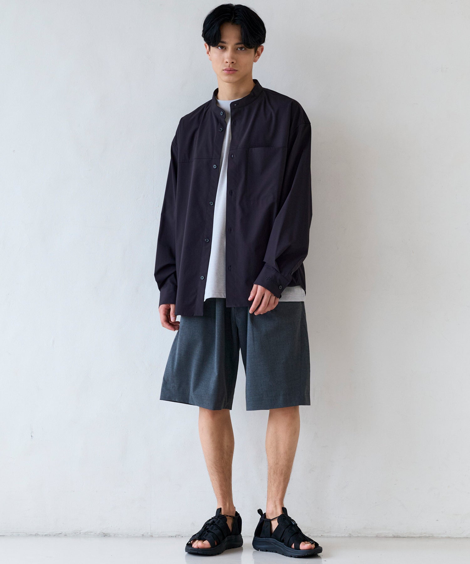 2-TUCK HALF SLACKS / ツータック ハーフスラックス