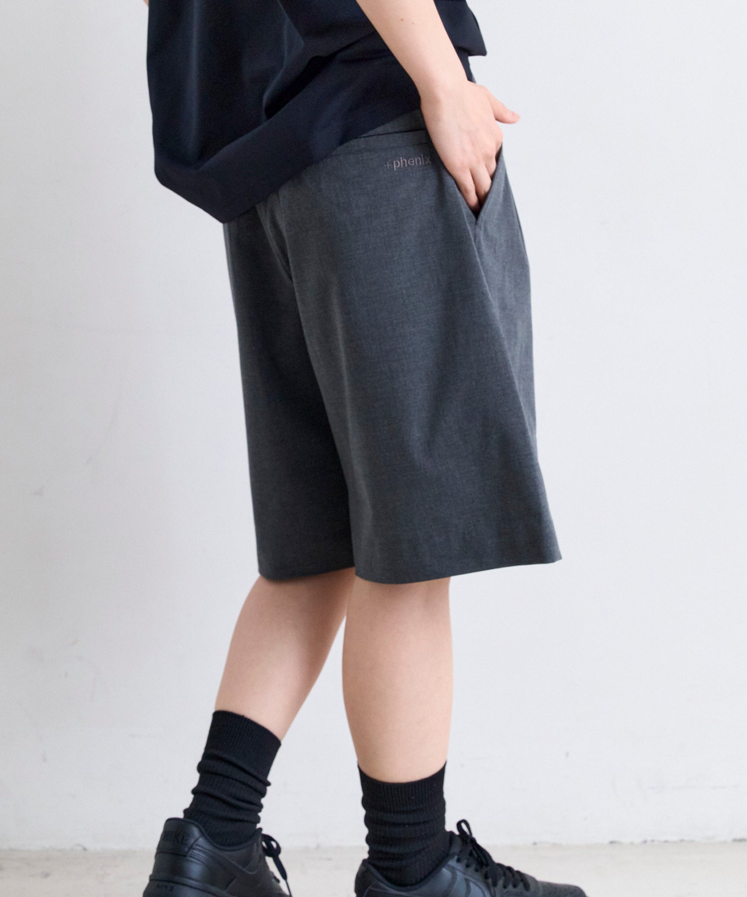 2-TUCK HALF SLACKS / ツータック ハーフスラックス