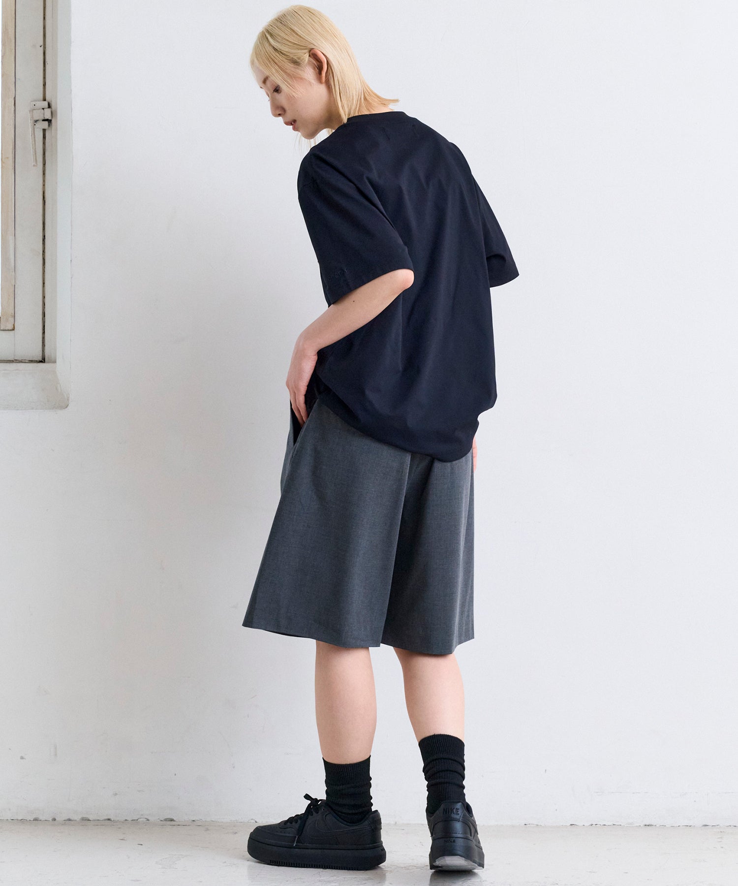 2-TUCK HALF SLACKS / ツータック ハーフスラックス