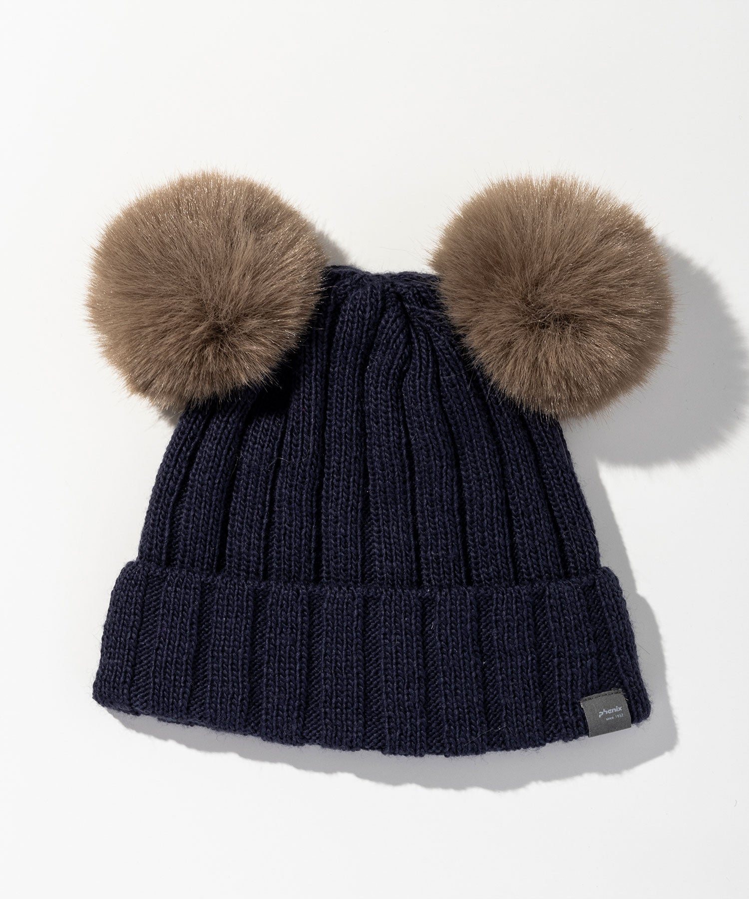 【WOMENS】Low Gauge Double Pompom Knit Cap / ローゲージダブルポンポンニットキャップ / phenix スキーウェア 26AW