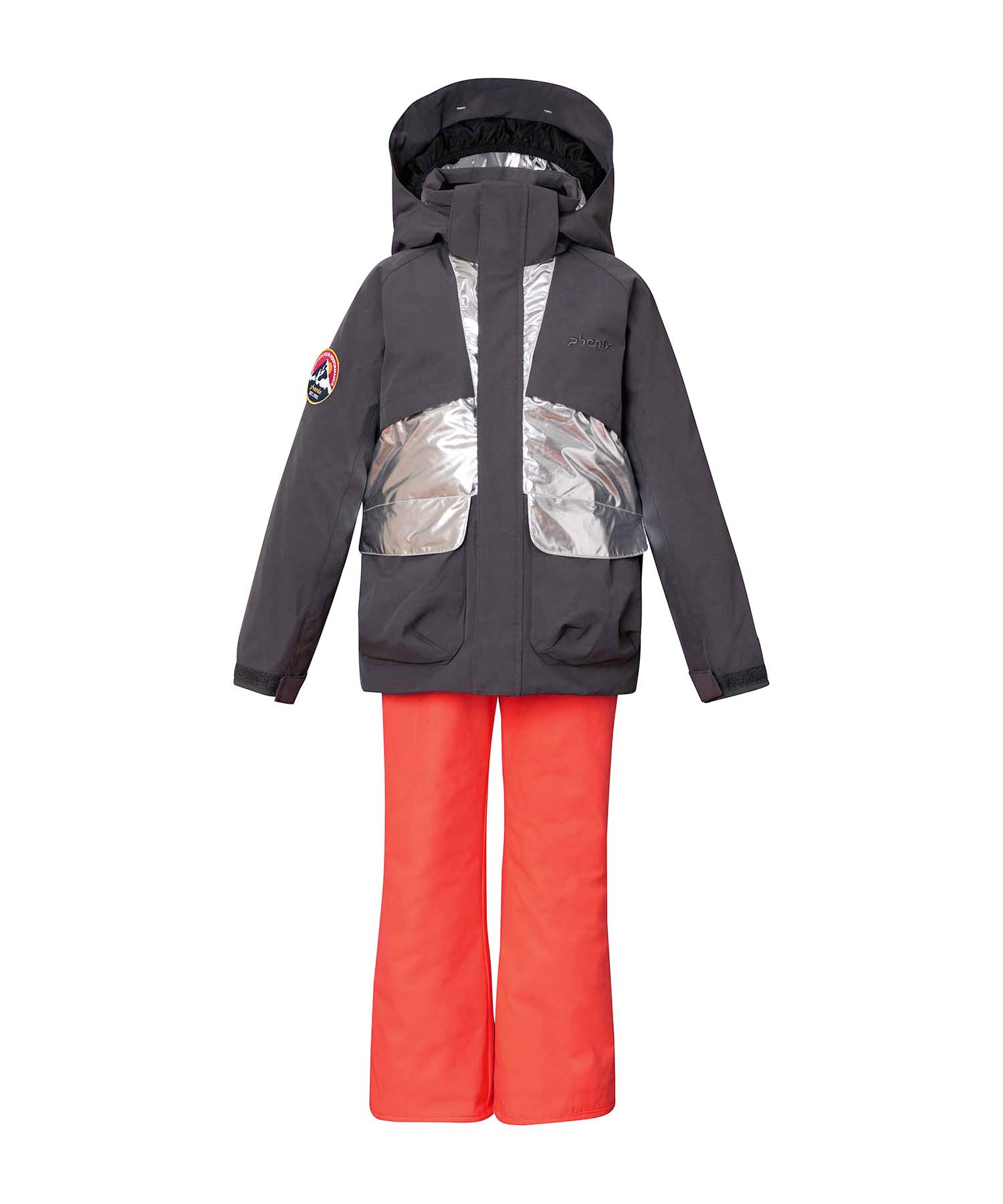 KIDS/JUNIOR】子供用スキーウェア アウター上下セット ツーピース Snow