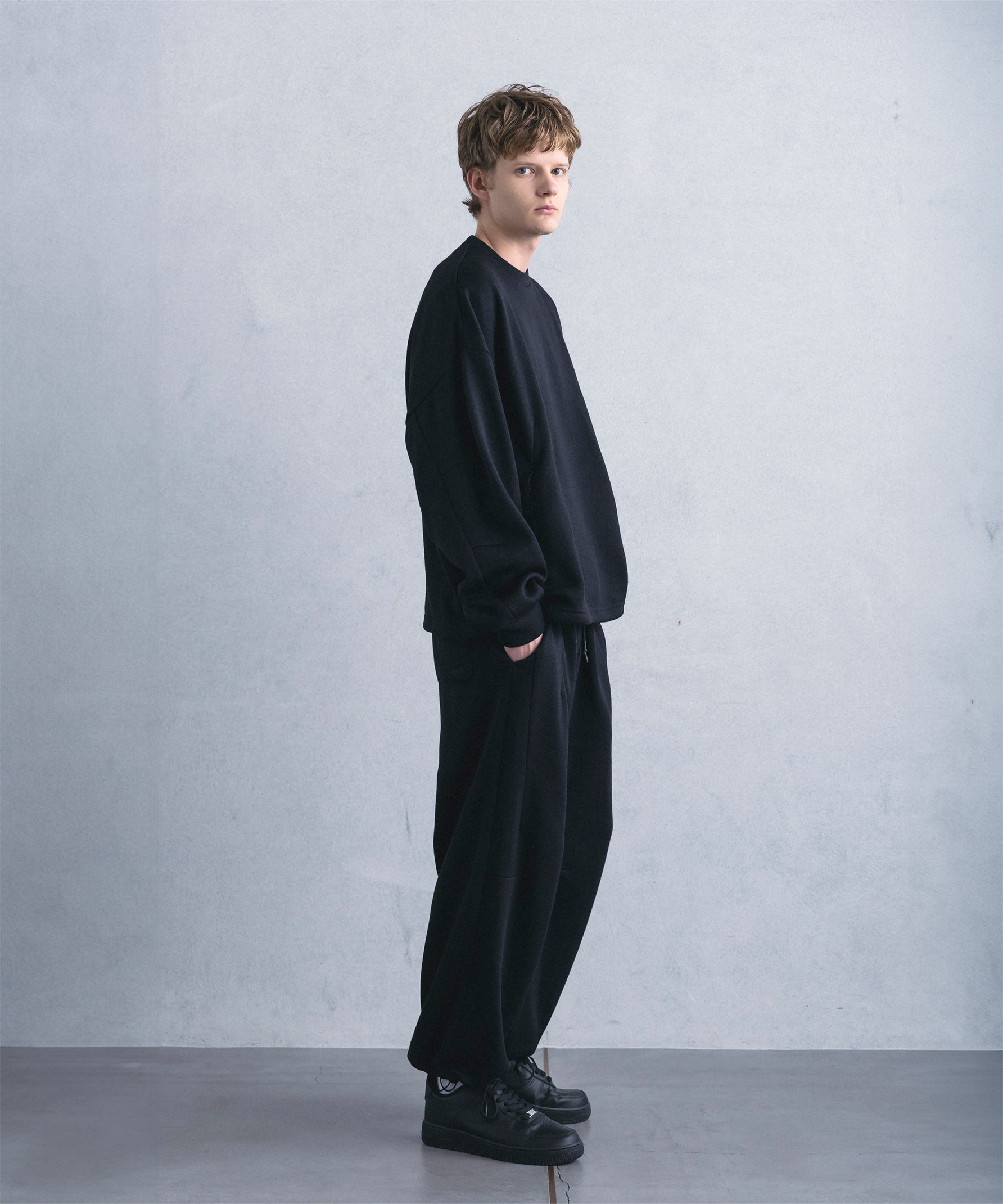 【1月中旬お届け予約商品】CREW NECK FLEECE SHIRT クルーネック フリースシャツ