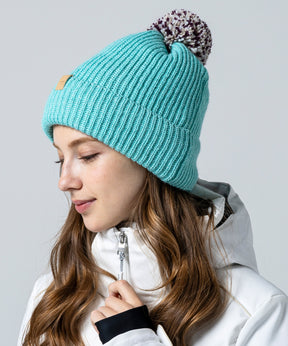 【WOMENS】 Mix Pompon Bright Watch Hat  ミックスポンポンブライトニットハット /phenixスキーウェア 25AW