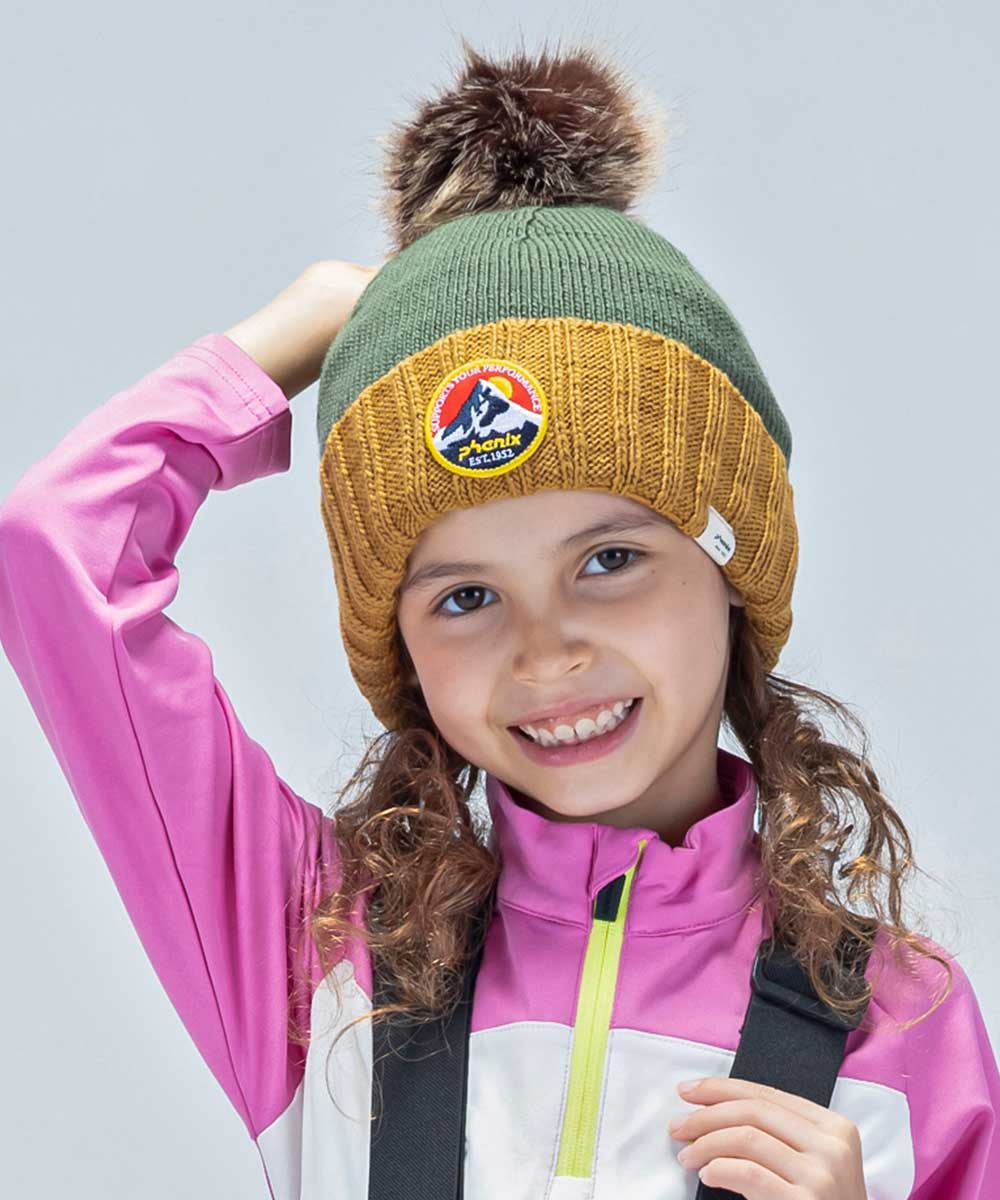 【KIDS/JUNIOR】子供用スキーウェア ニットキャップ Snow Light Junior Knit Hat / Jr ACC  /phenixスキーウェア23AW新作