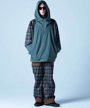 【MENS】プルオーバーアノラックジャケット VINTAGE ANORACK PULLOVER JACKET スノーボード・スキーウェア タウンウェア グリーン