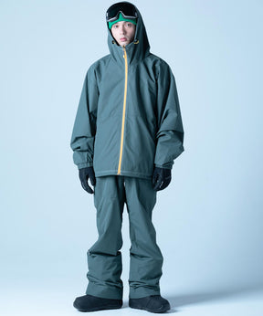 【MENS】スキーウェア・スノーボードウェア タウンウェア ナイロンジャケット RETRO STREET JACKET グリーン