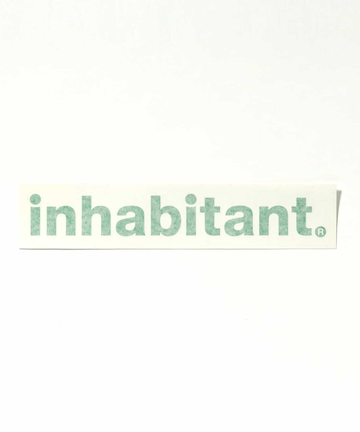 【MENS】Inhabitant logo sticker