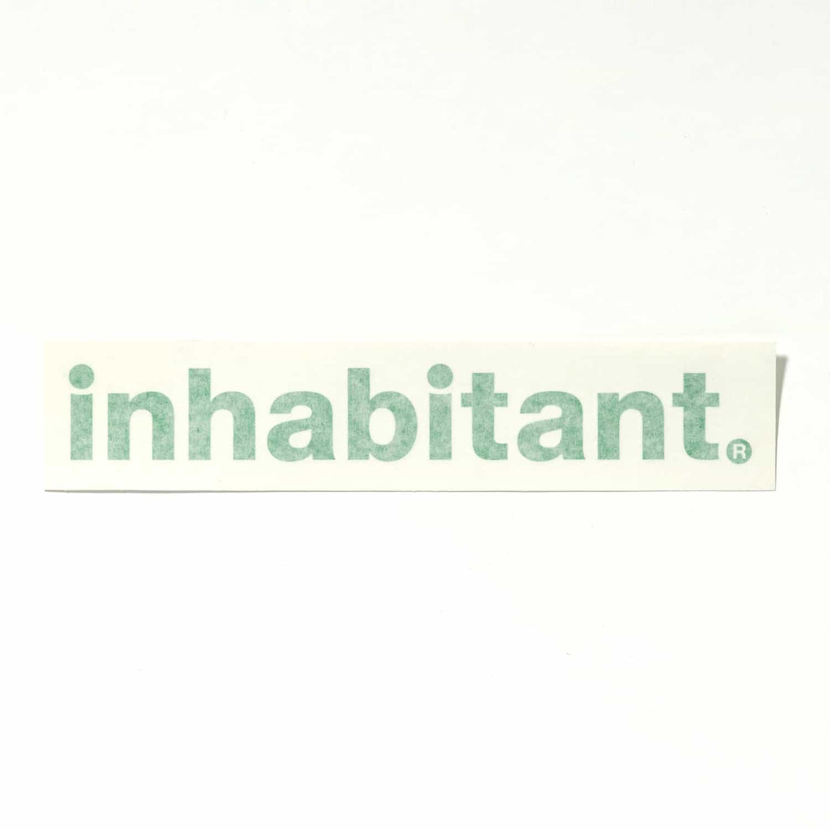 inhabitant　インハビタント　ステッカー MENS】ステッカー Inhabitant logo sticker | inhabitant(インハビタント)