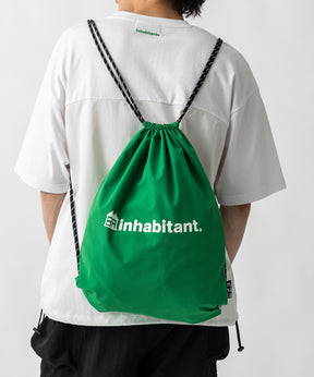 【MENS】ワンポイント ブランドロゴプリント ベーシック ナップザック /inhabitant(インハビタント)