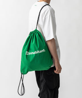 【MENS】ワンポイント ブランドロゴプリント ベーシック ナップザック /inhabitant(インハビタント)