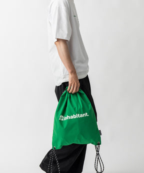 【MENS】ワンポイント ブランドロゴプリント ベーシック ナップザック /inhabitant(インハビタント)