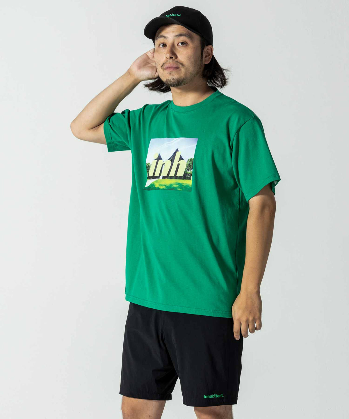 【MENS】Inhabitant house T-shirts ロゴアレンジTシャツ カジュアルファッション サーフィン レジャー スケートボード inhabitant(インハビタント)