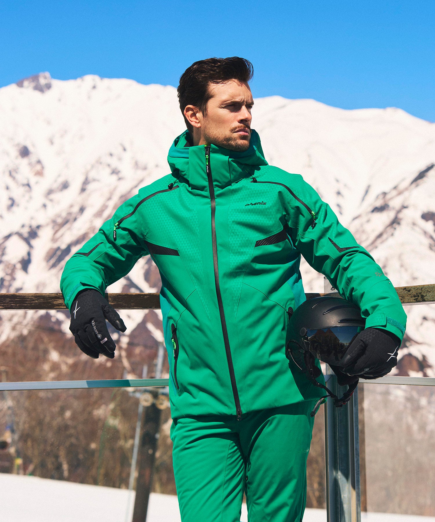 【10月上旬お届け予約商品】【MENS】Graphene WV Jacket / グラフェンWVジャケット / phenix スキーウェア 26AW / ADVANCE-ACTIVE