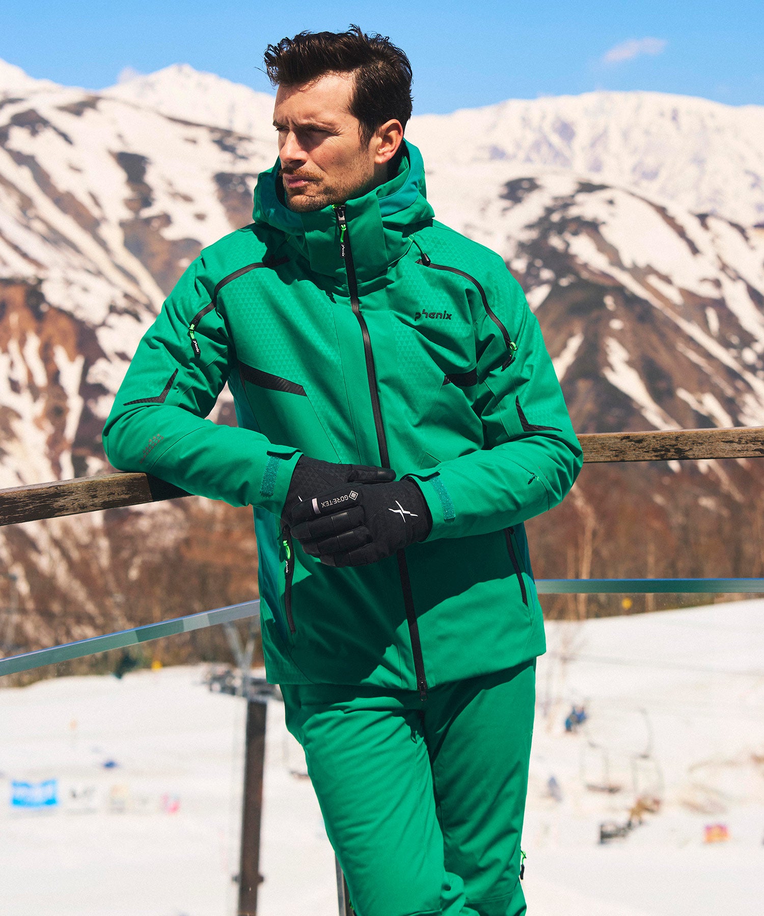 【10月上旬お届け予約商品】【MENS】Graphene WV Jacket / グラフェンWVジャケット / phenix スキーウェア 26AW / ADVANCE-ACTIVE