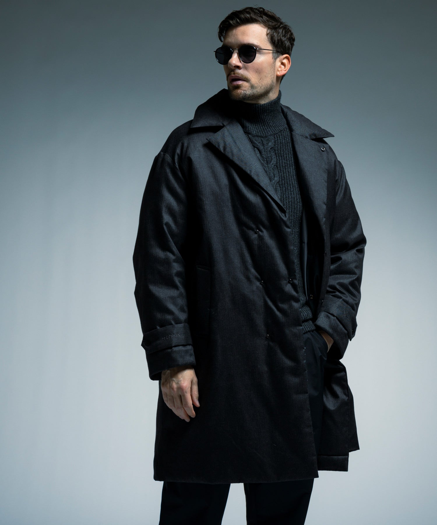 【10月中旬お届け予約商品】WOOL-LIKE LONG DOWN COAT ウールライク ロングダウンコート / WINDSTOPPER® PRODUCTS BY GORE-TEX LABS
